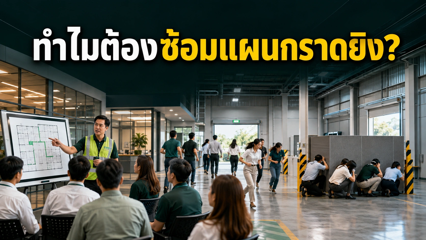 เหตุผลที่โรงเรียน มหาวิทยาลัย และบริษัท ต้องซ้อมแผนกราดยิง