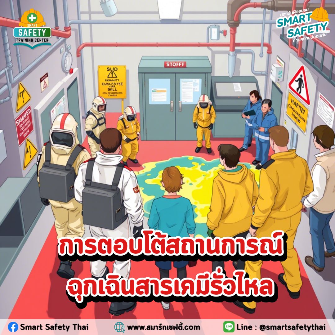 การตอบโต้สถานการณ์ฉุกเฉินสารเคมีรั่วไหล