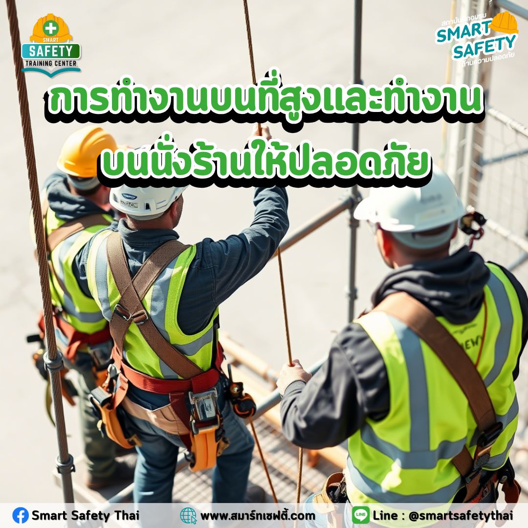 การทำงานบนที่สูงและทำงานบนนั่งร้านให้ปลอดภัย
