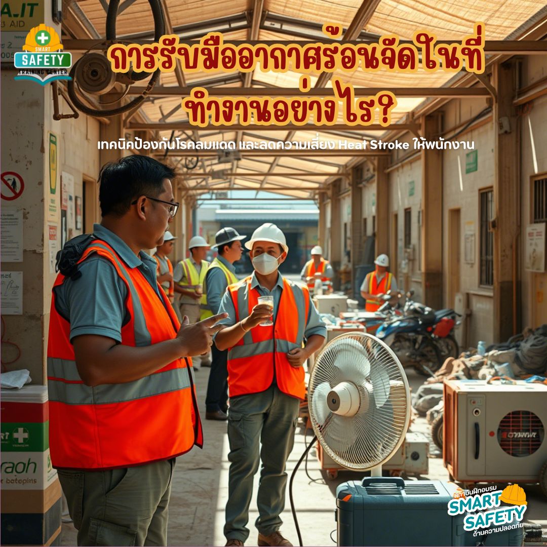 การรับมืออากาศร้อนจัดในที่ทำงานอย่างไร? เทคนิคป้องกันโรคลมแดด และลดความเสี่ยง Heat Stroke ให้พนักงาน