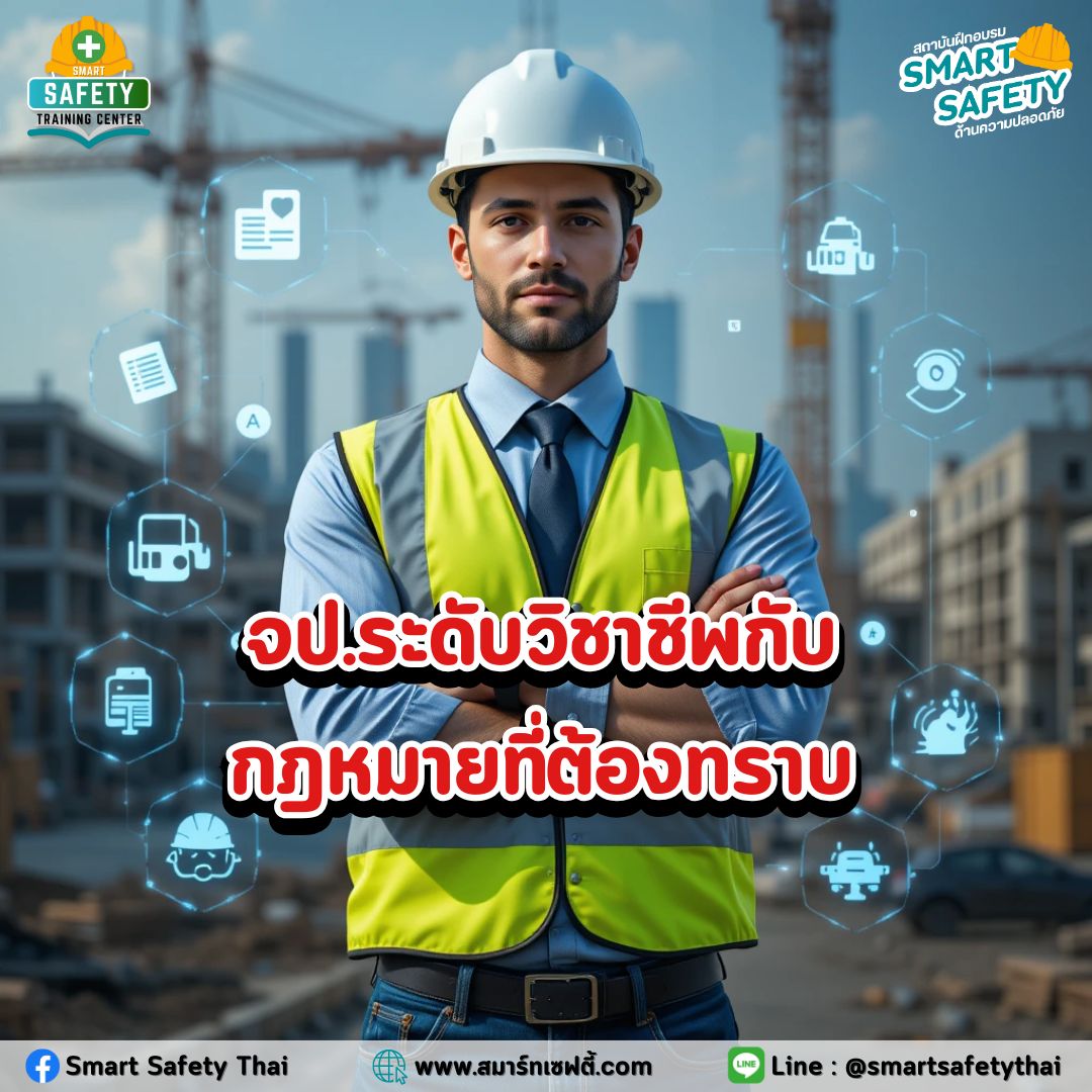จป.ระดับวิชาชีพ กับกฎหมายที่ต้องทราบ