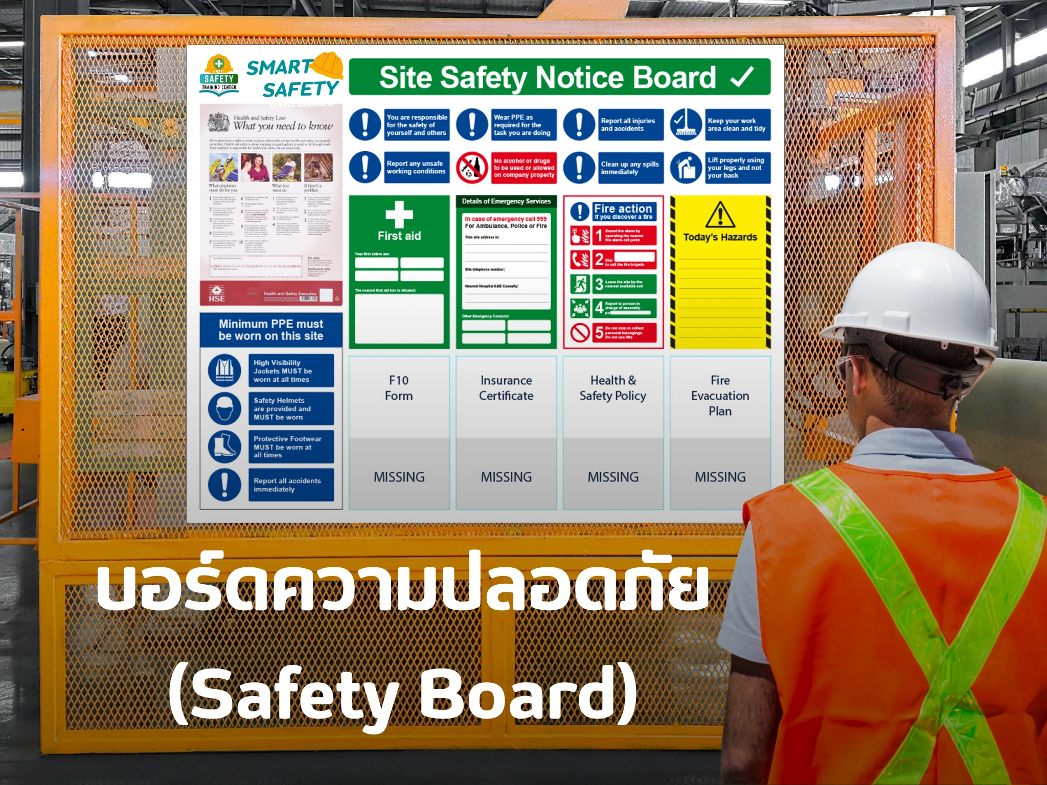 บอร์ดความปลอดภัย Safety Board