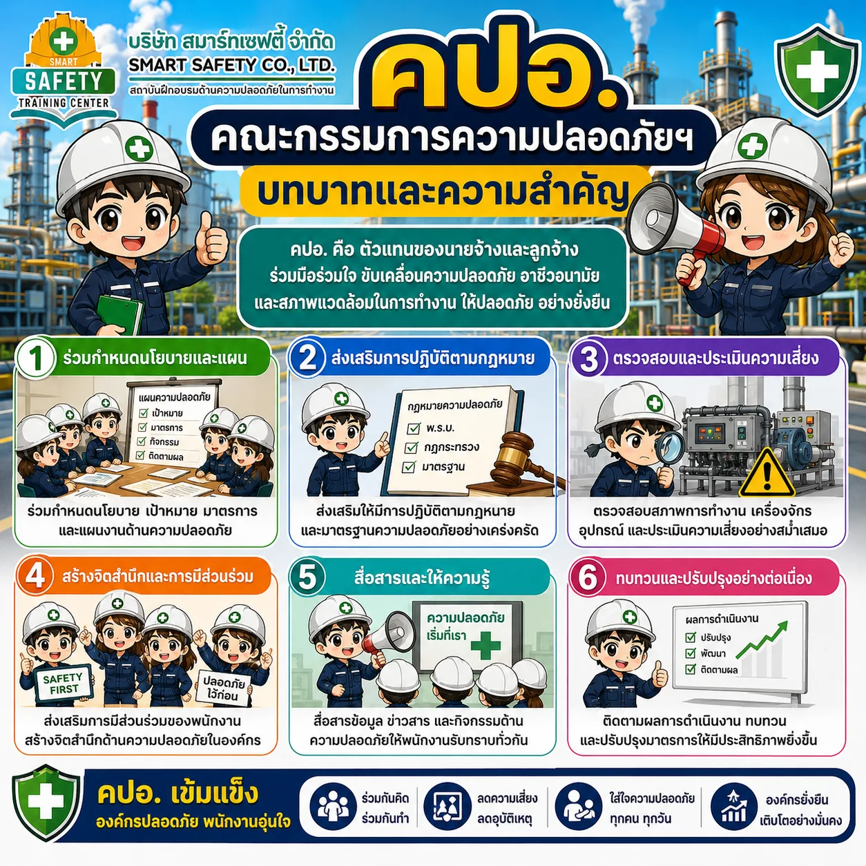 คปอ. คณะกรรมการความปลอดภัยฯ บทบาทและความสำคัญ