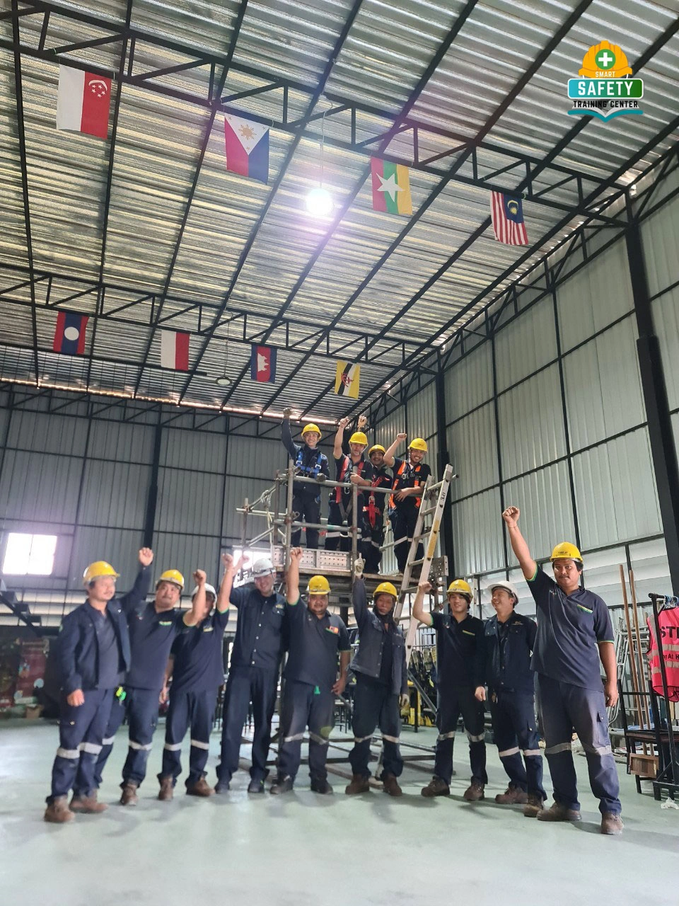 การติดตั้งและตรวจสอบนั่งร้าน