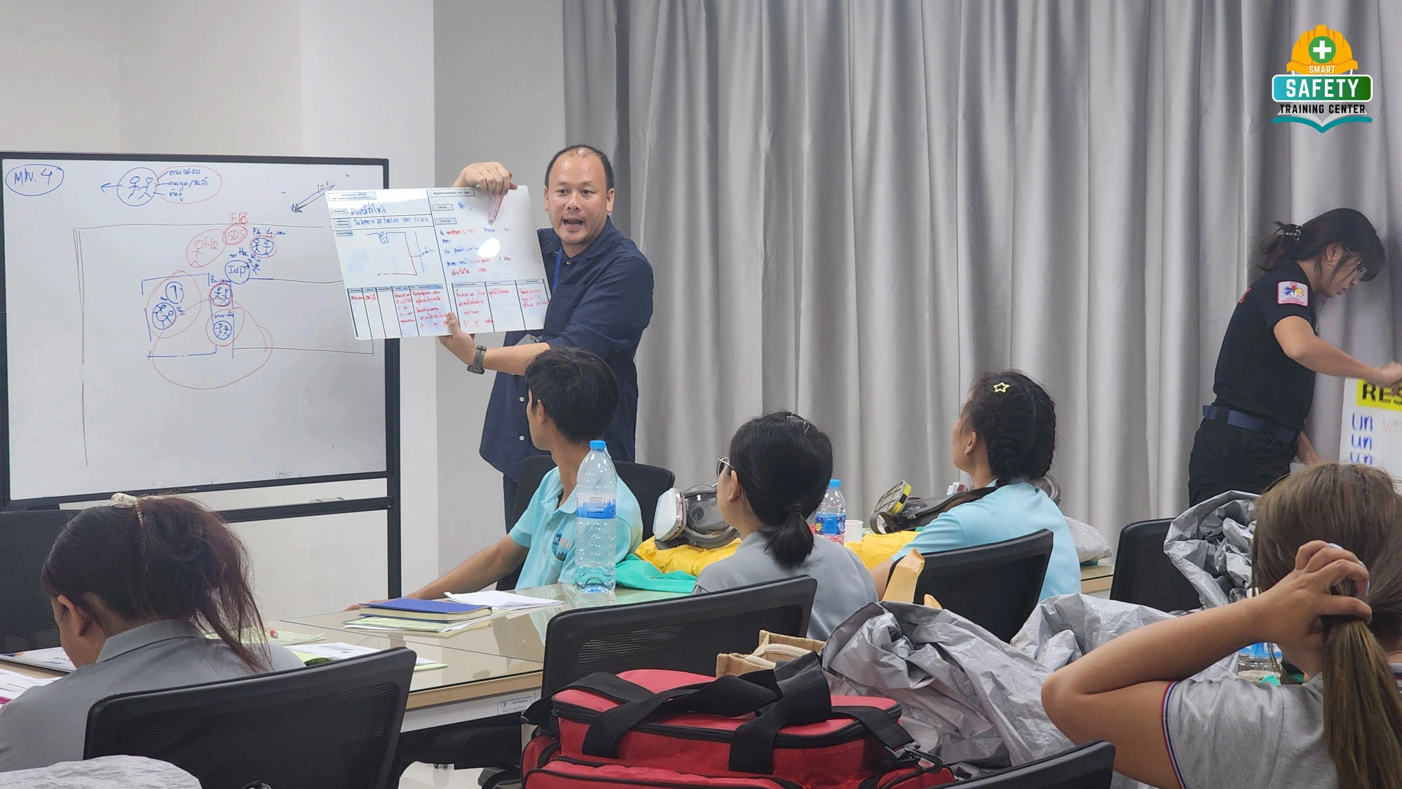 การปฏิบัติงานกับสารเคมีและการซ้อมแผนฉุกเฉิน