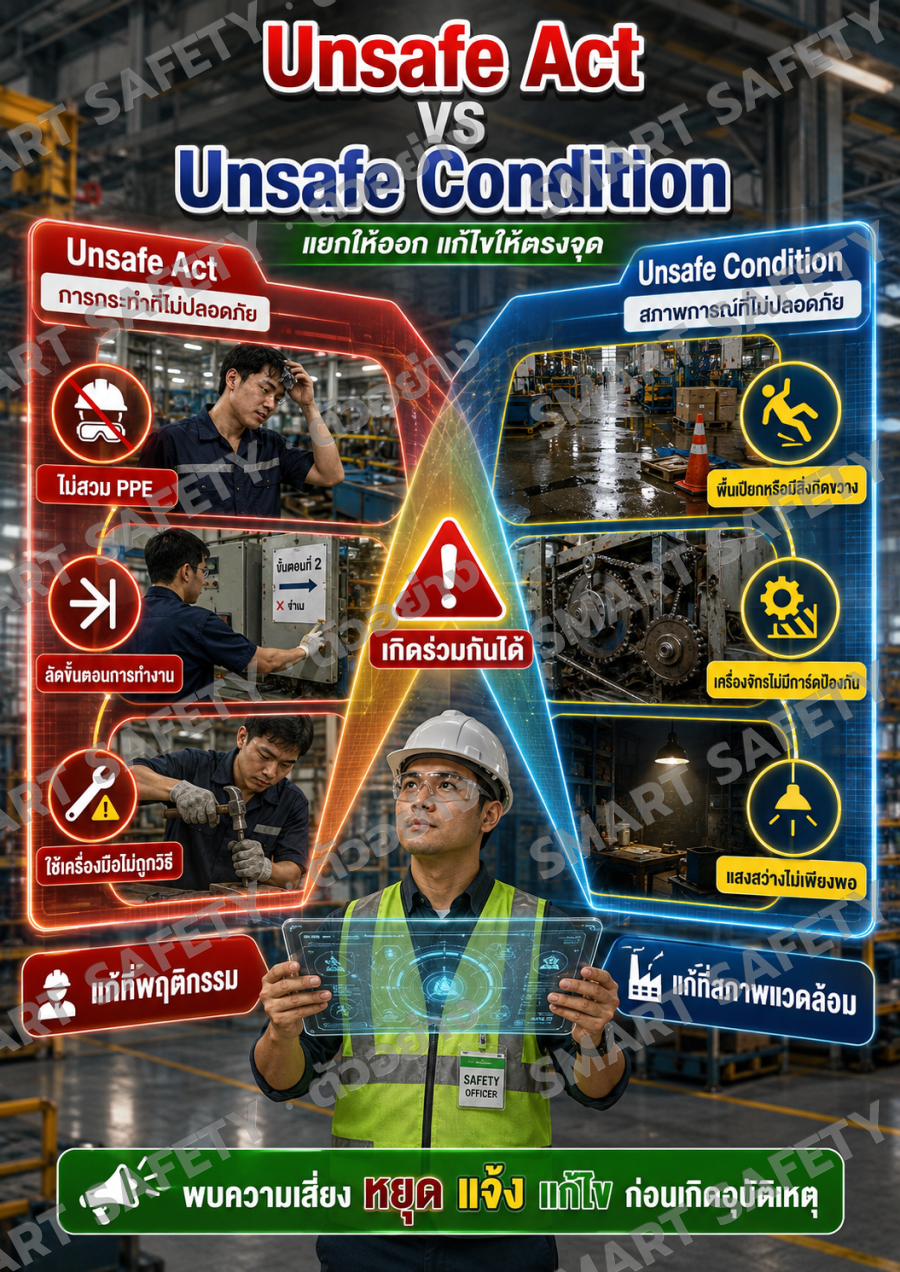 Unsafe Act vs Unsafe Condition