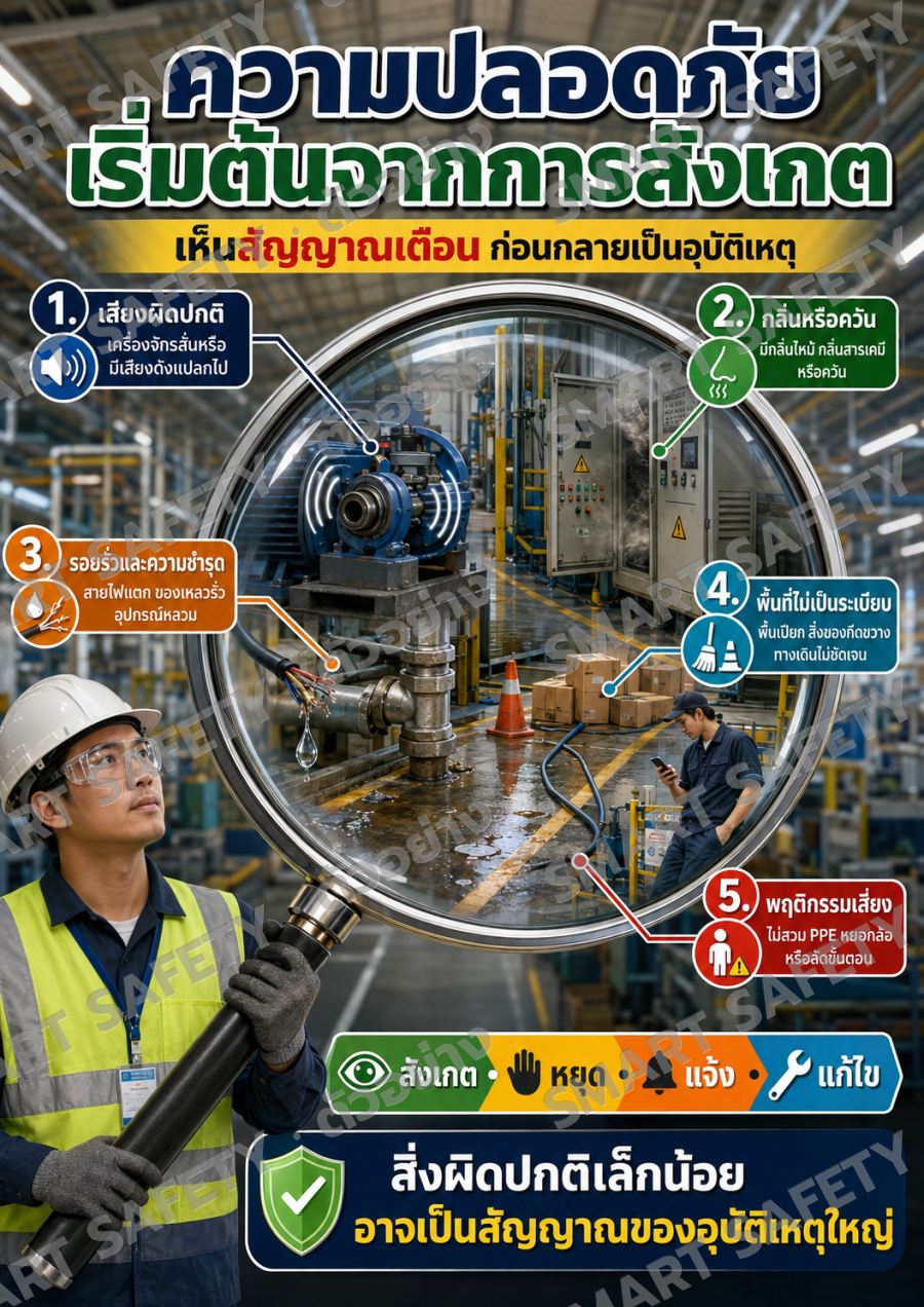 ความปลอดภัยเริ่มต้นจากการสังเกต