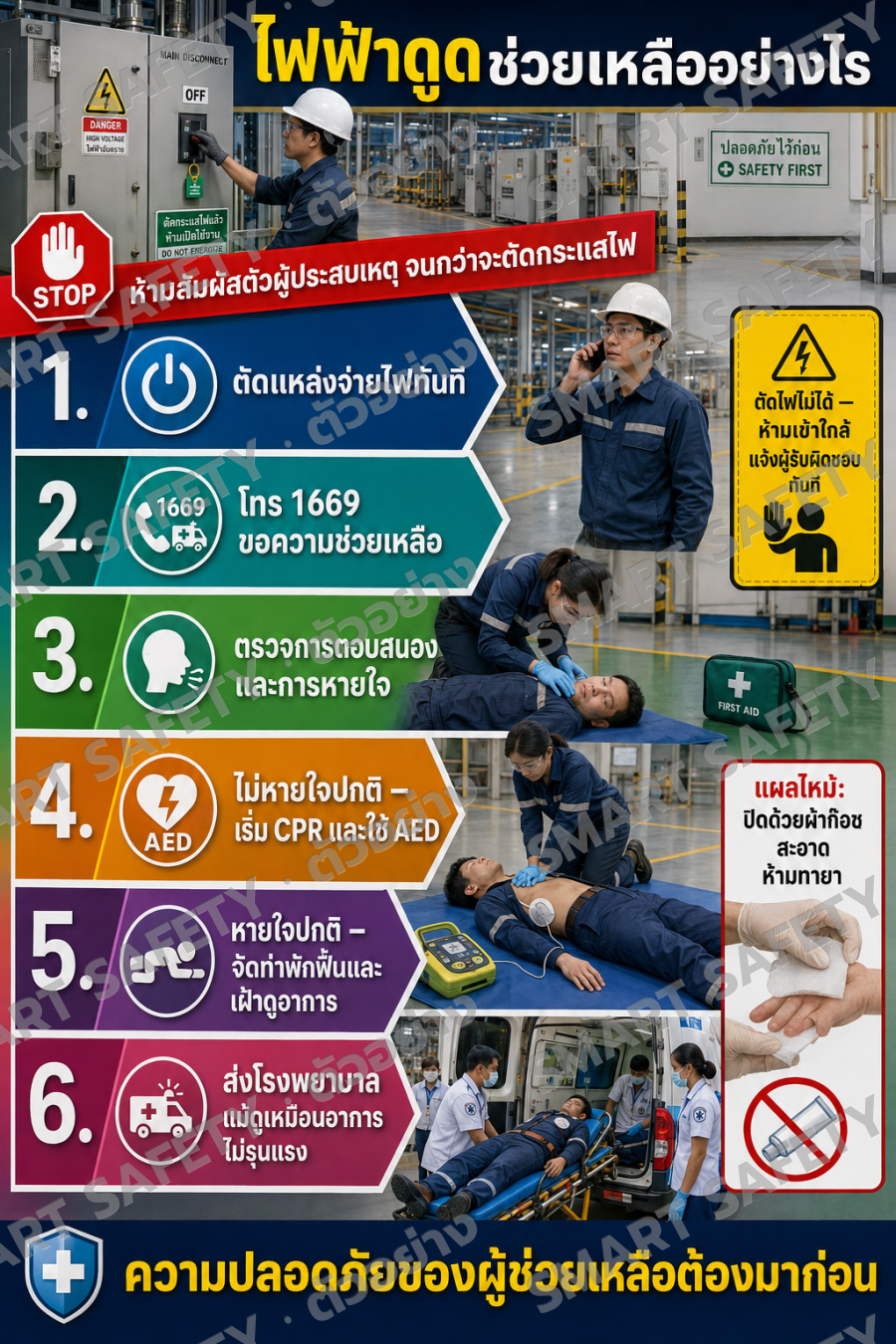 ไฟฟ้าดูดช่วยเหลืออย่างไร