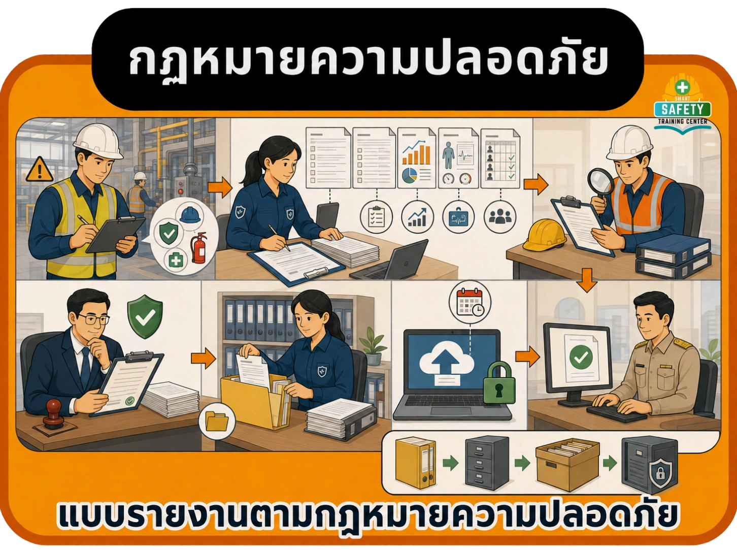 แบบรายงานตามกฏหมายความปลอดภัย